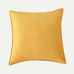 Super Soft Textured Corduroy Velvet European Pillowcase - Mustard Yellow - Home & Garden > Bedding > Pillowcases
