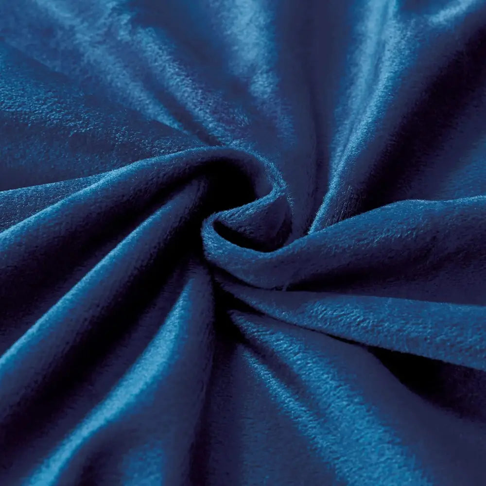 Super Soft Textured Corduroy Velvet European Pillowcase - Navy Blue - Home & Garden > Bedding > Pillowcases