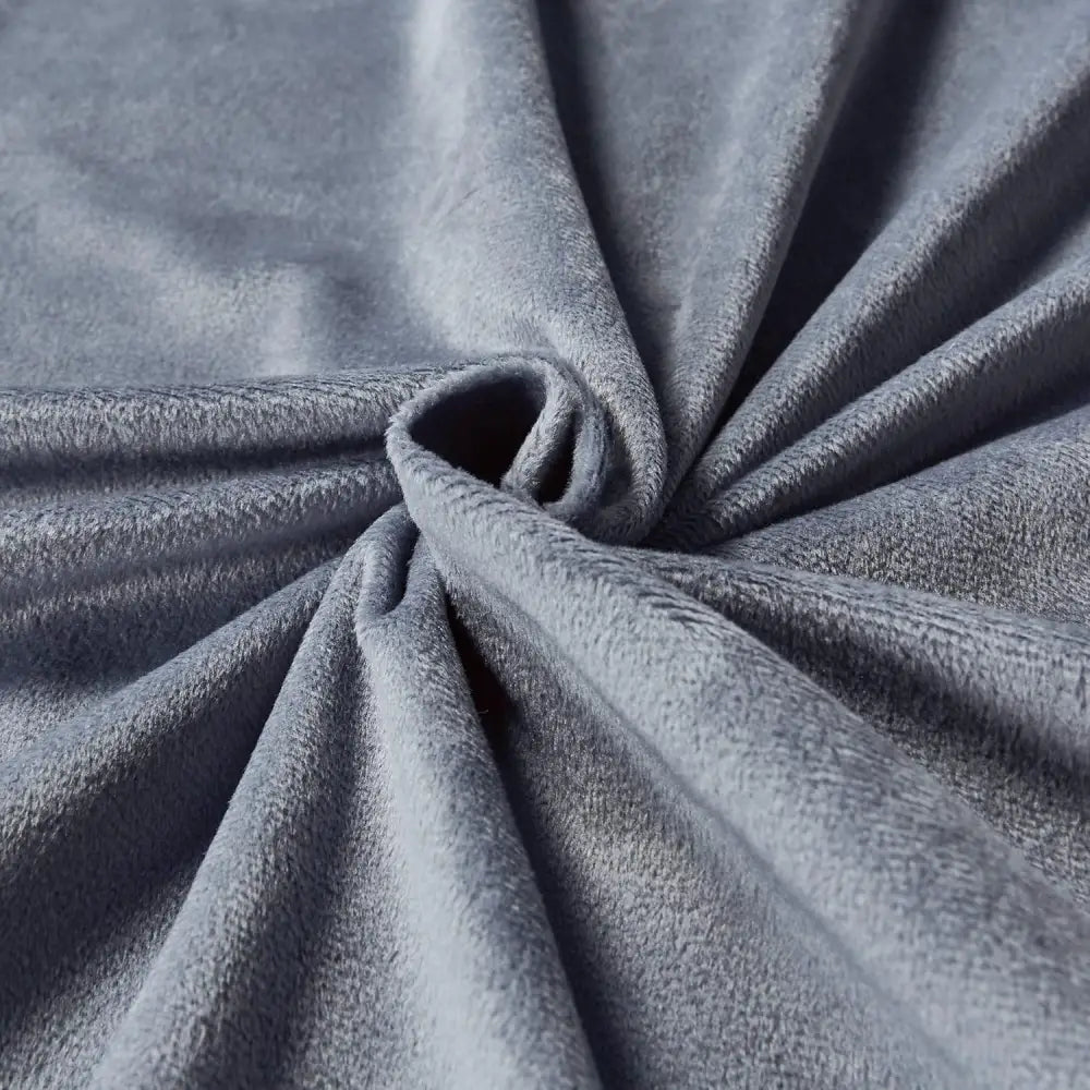 Super Soft Textured Corduroy Velvet European Pillowcase - Steel - Home & Garden > Bedding > Pillowcases