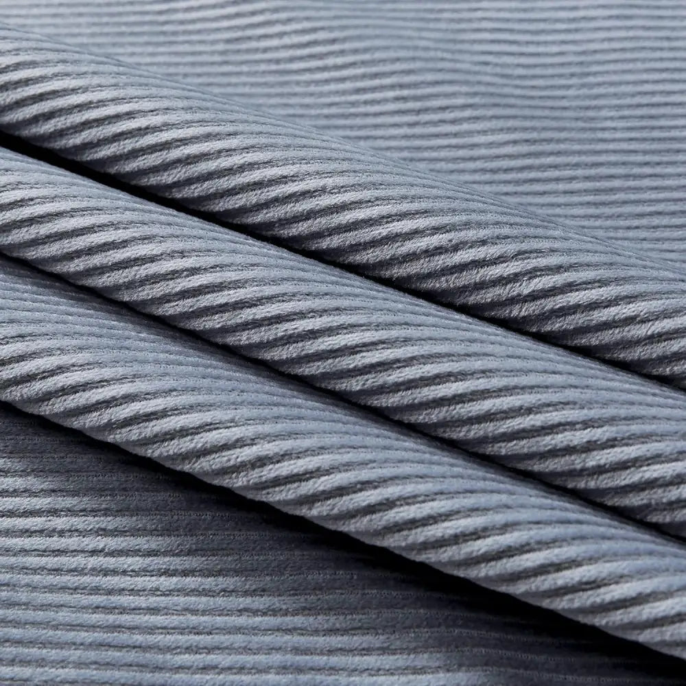 Super Soft Textured Corduroy Velvet European Pillowcase - Steel - Home & Garden > Bedding > Pillowcases