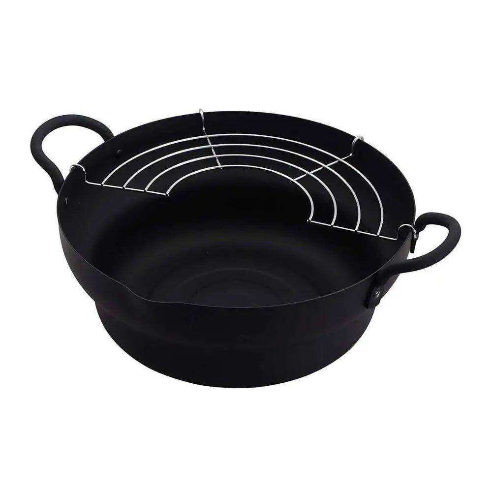Takumi Japan Iron Tempura Deep Fry Pot Induction Compatible 24cm - Home & Garden > Kitchenware