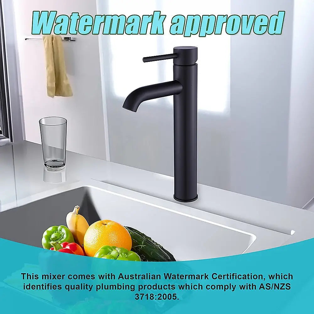 Tall Basin Mixer Tap Faucet -Kitchen Laundry Bathroom Sink - Furniture > Bathroom > Tap & Sink Accessories