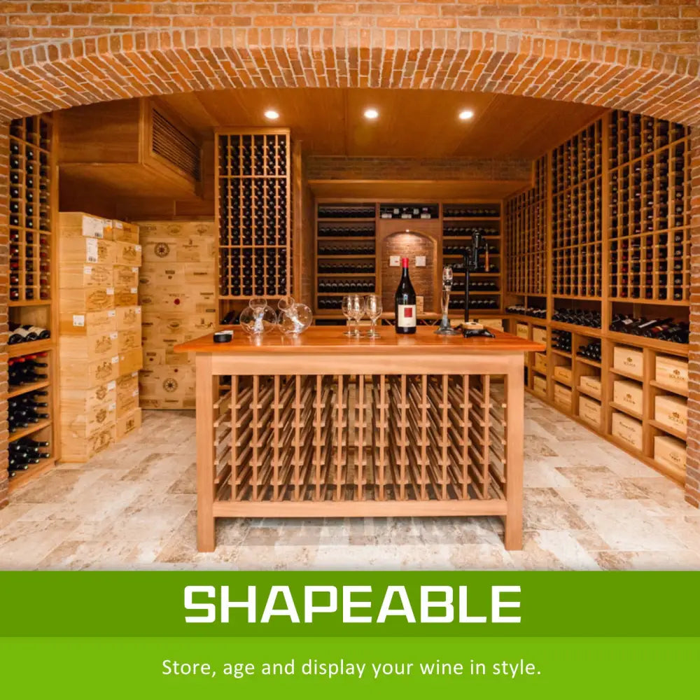 Timber Wine Rack Storage Cellar Organiser 120 Bottle - Home & Garden > Kitchenware