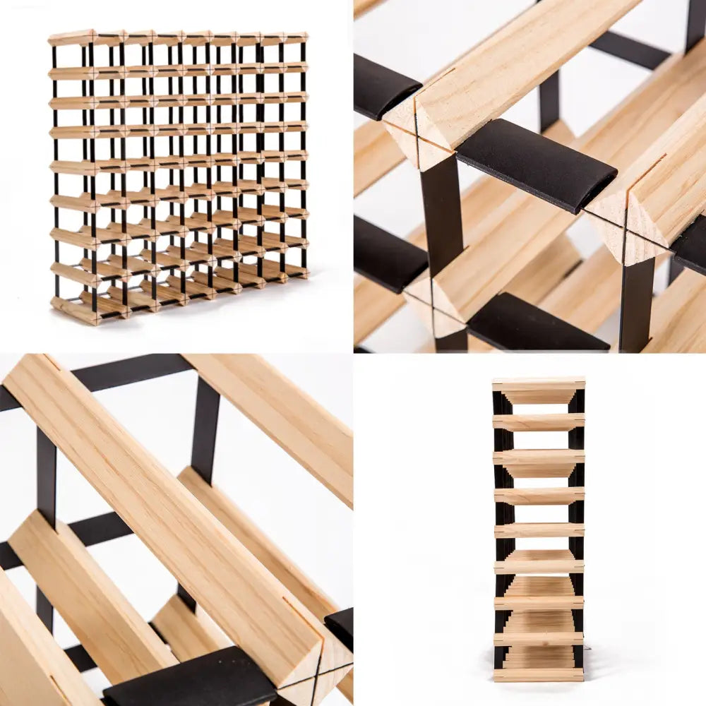 Timber Wine Rack Storage Cellar Organiser 72 Bottle - Home & Garden > Kitchenware