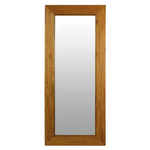 Toby Solid Mahogany Timber Standing Mirror (Light Pecan) - Health & Beauty > Health & Wellbeing > Wellness Accessories