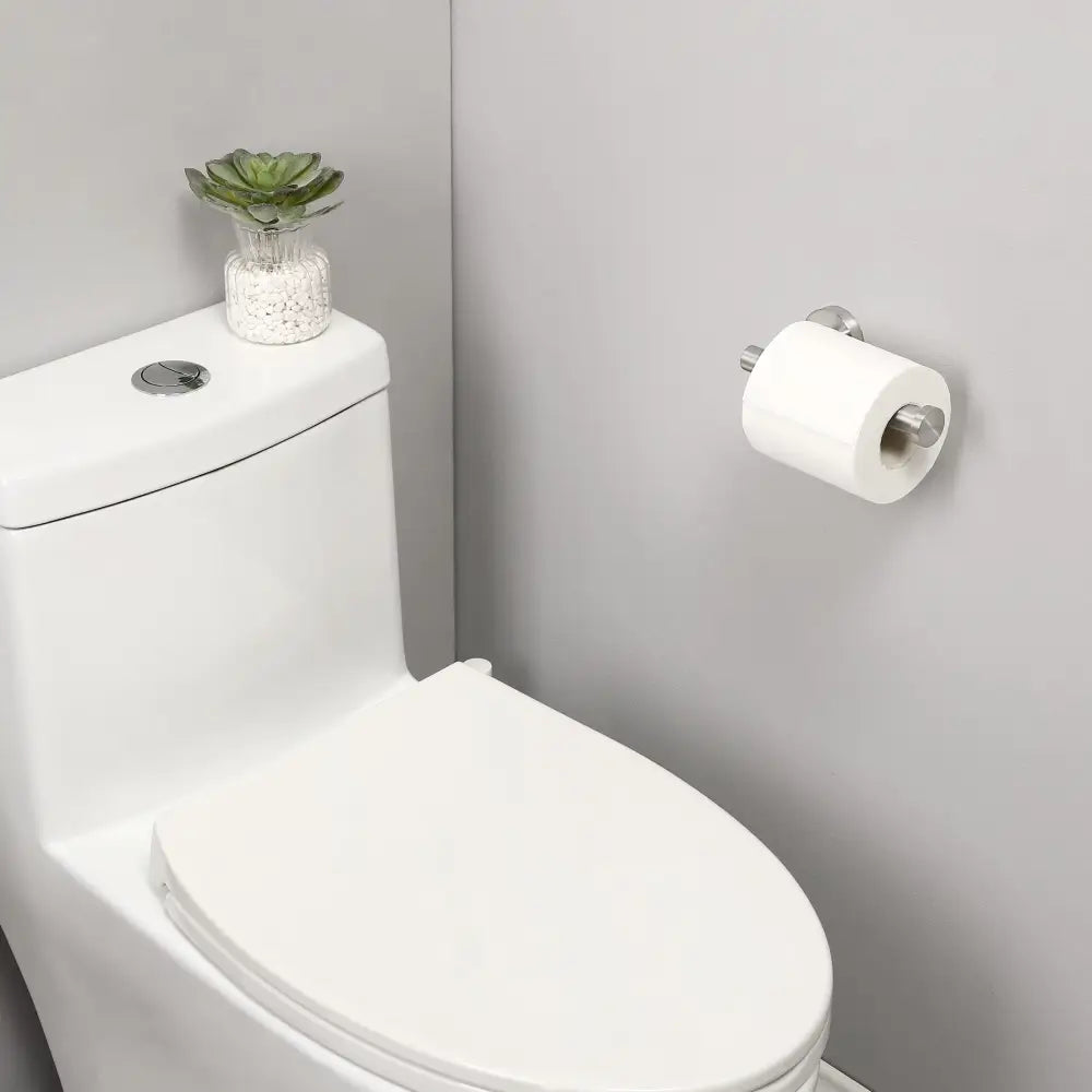 Toilet Paper Holder Bathroom Paper Roll Holder Roll Holder brushed Silver Wall Mount 304 - Home & Garden > Bathroom
