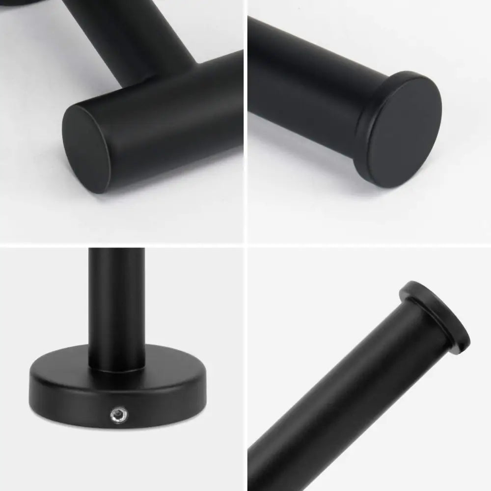 Toilet Paper Holder Black Wall Mount Bathroom Paper Roll Holder Roll Holder 304 - Home & Garden > Bathroom Accessories