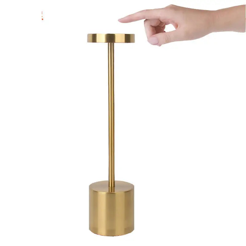 Touch-Control LED Table Lamp with Adjustable Color Modes - Gold - Home & Garden > Lighting > Table Lamps