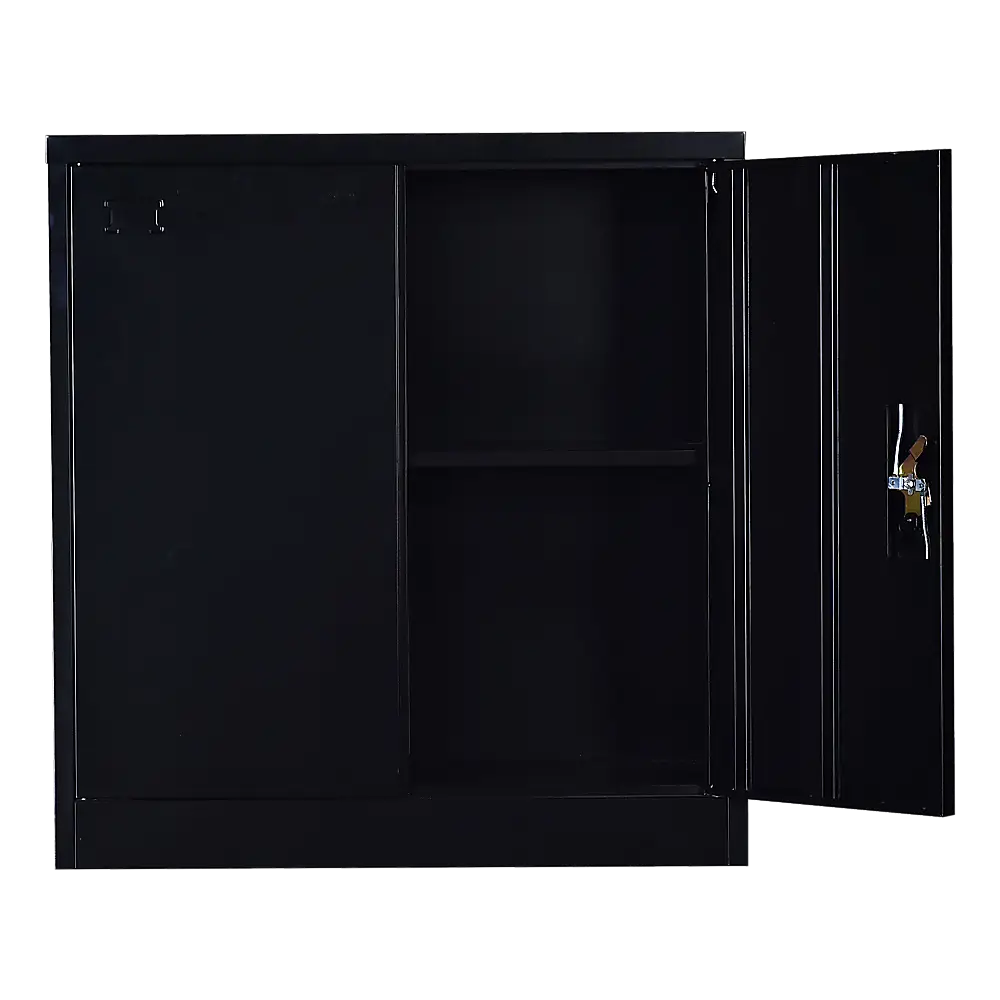 Two-Door Shelf Office Gym Filing Storage Locker Cabinet Safe - Furniture > Office