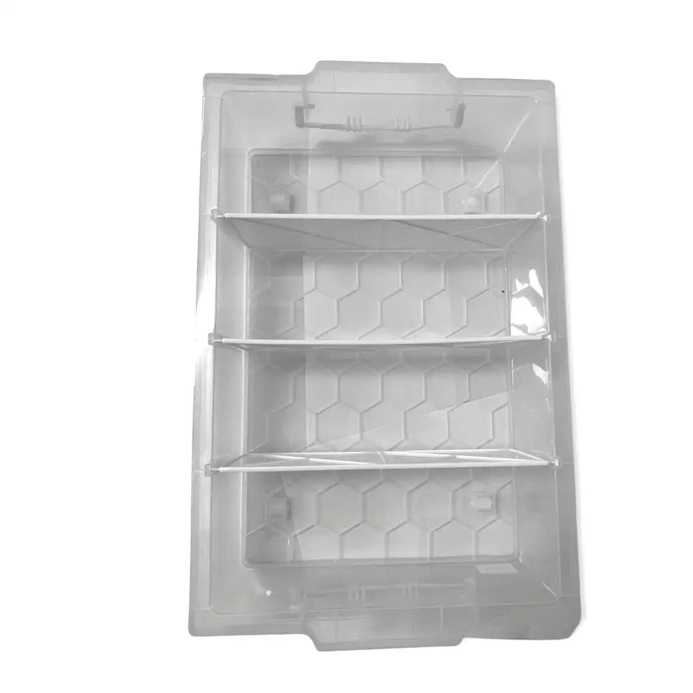 Under Bed 4 Compartment Storer with Wheels 19L Container Tub Storage Unit - Home & Garden > Storage