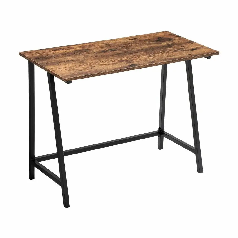VASAGLE Computer Desk Rustic Brown and Black LWD40X - Furniture > Office