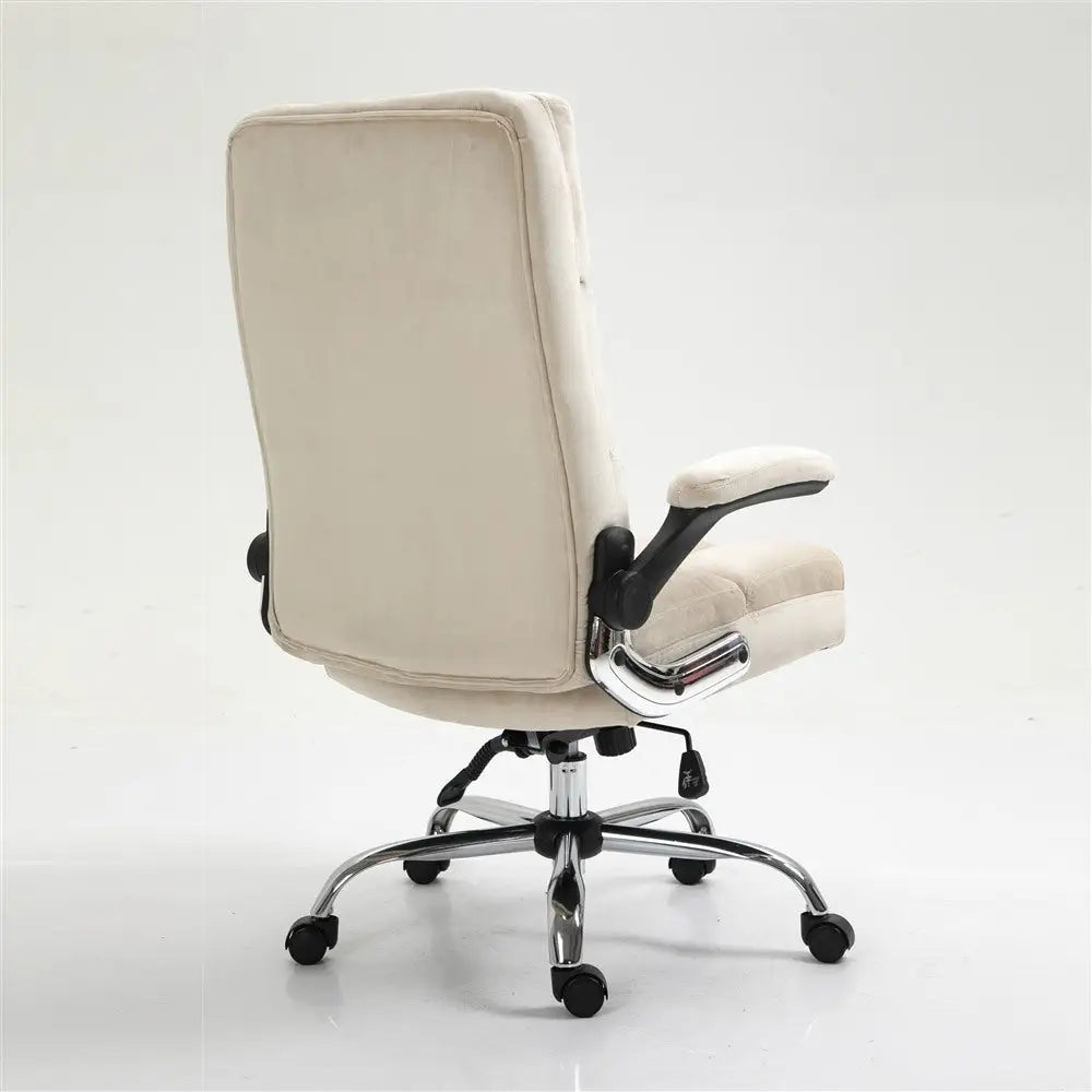 Velvet Home Ergonomic Swivel Adjustable Tilt Angle and Flip-up Arms Office Chair - Furniture > Office > Office & Desk