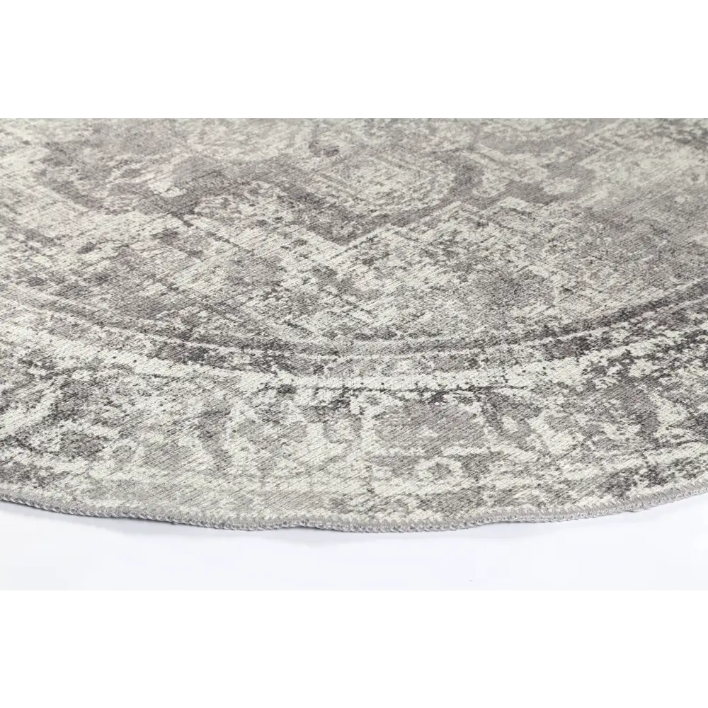 vintage-crown-chilaz-grey-distressed-vintage-round-rug 180x180 - Home & Garden > Rugs