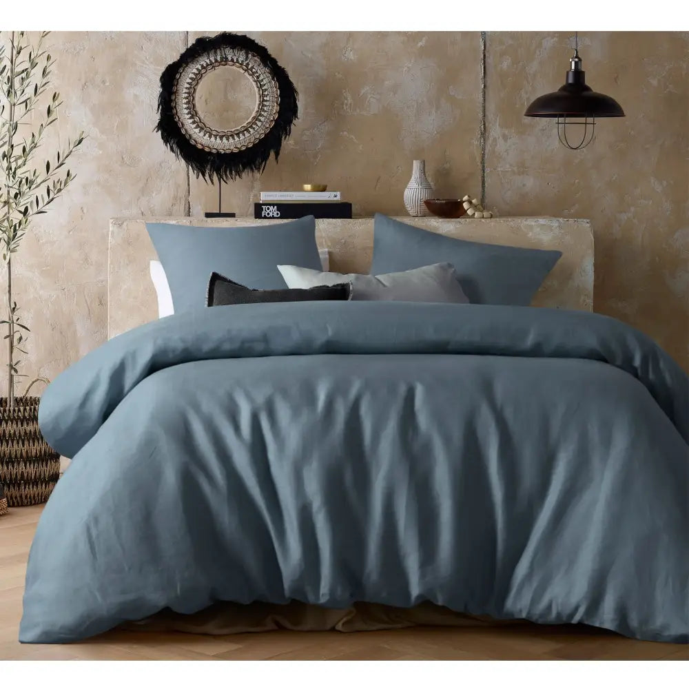Vintage Design Homewares Eucalyptus Hemp Quilt Cover Set King - Home & Garden > Decor > Garden Ornaments