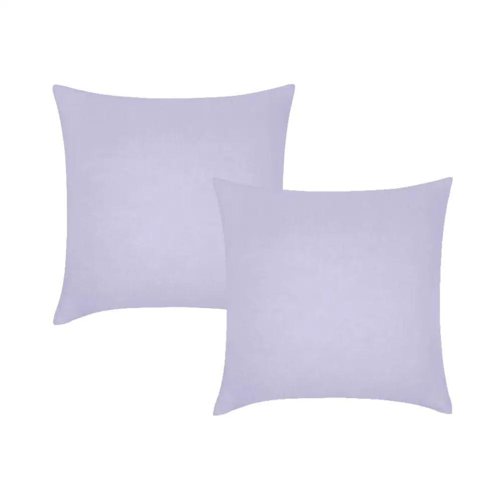 Vintage Design Homewares Pair of Lilac French Linen European Pillowcases 65 x 65cm - Home & Garden > Bedding >