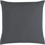 Vintage Washed 100% Cotton European Pillowcase - Luxurious European Pillow Cover - Charcoal - 1 Pc - Home & Garden >
