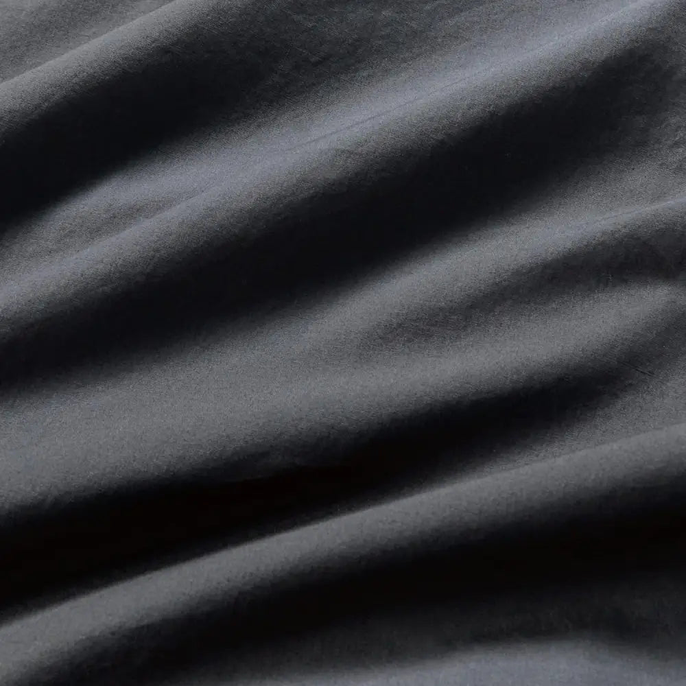 Vintage Washed 100% Cotton European Pillowcase - Luxurious European Pillow Cover - Charcoal - 1 Pc - Home & Garden >