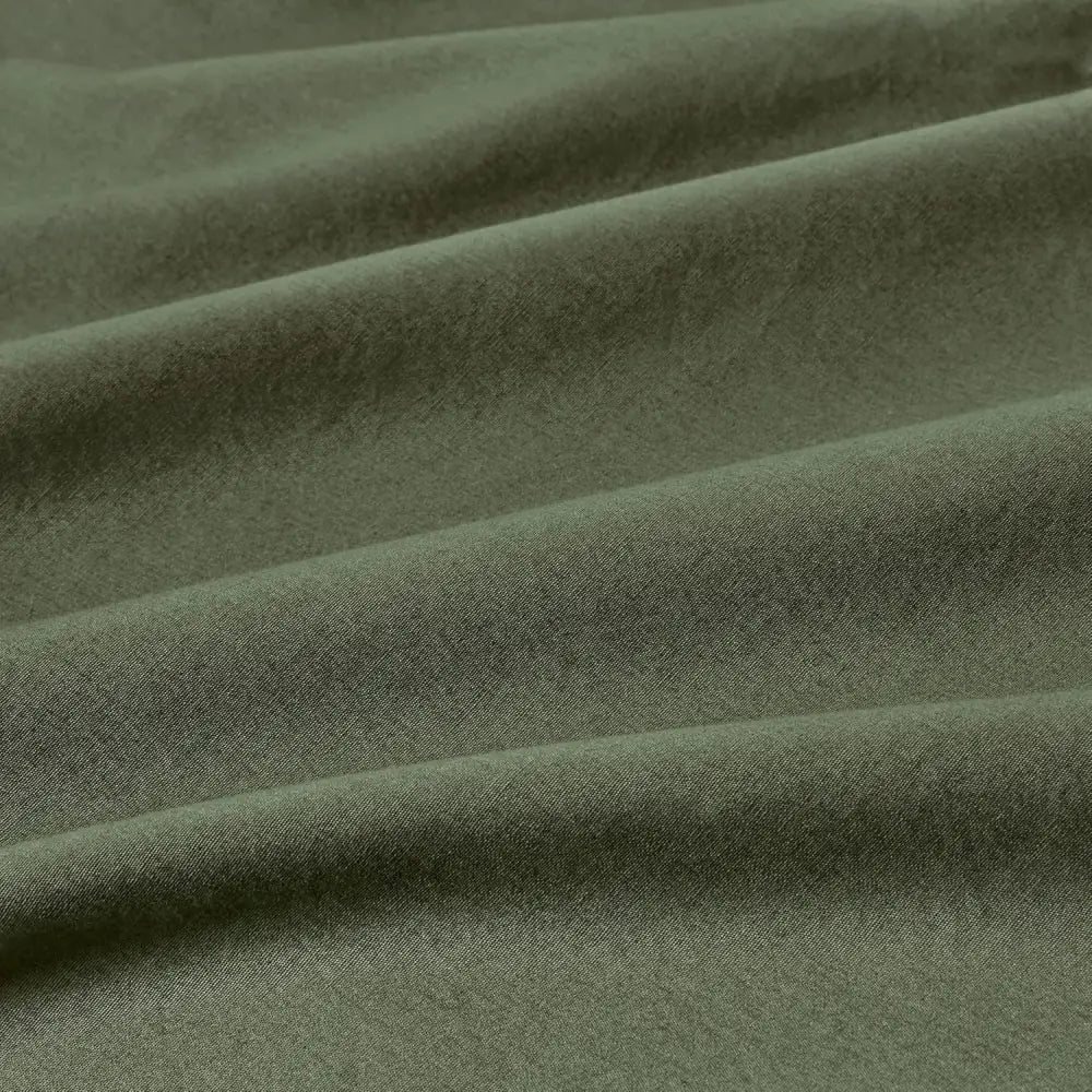 Vintage Washed 100% Cotton European Pillowcase - Luxurious European Pillow Cover - Khaki Green - Home & Garden >