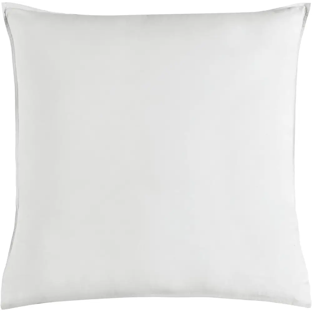 Vintage Washed 100% Cotton European Pillowcase - Luxurious European Pillow Cover - White - 1 Pc - Home & Garden >
