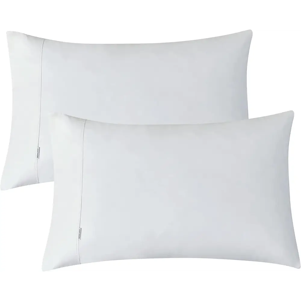 Vintage Washed 100% Cotton Sheet Set with 2 Pillowcases - White - King Size - Home & Garden > Bedding > Bed Sheets