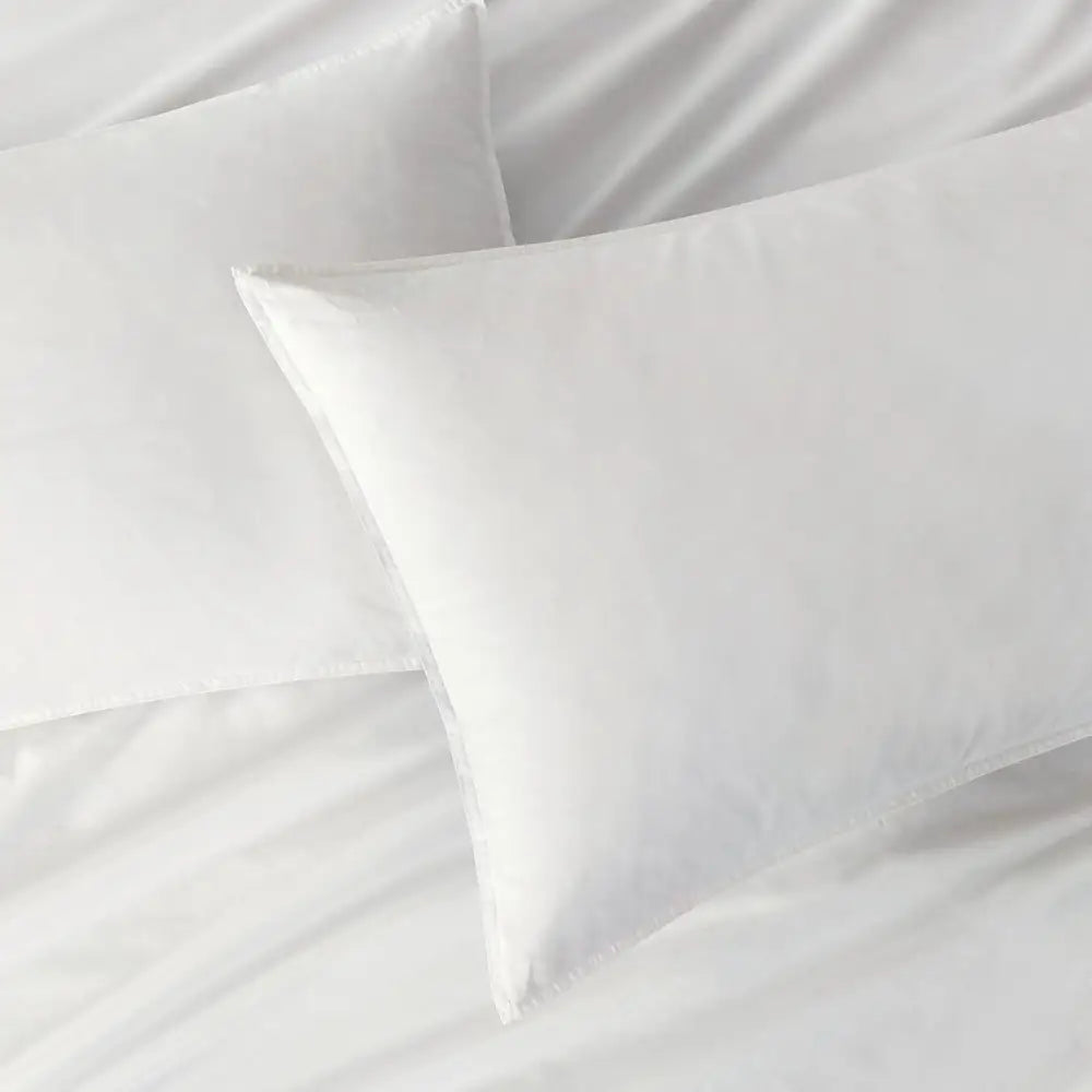 Vintage Washed 100% Cotton Standard Pillowcase - Luxurious Standard Pillow Cover - White - 2 Pcs - Home & Garden >