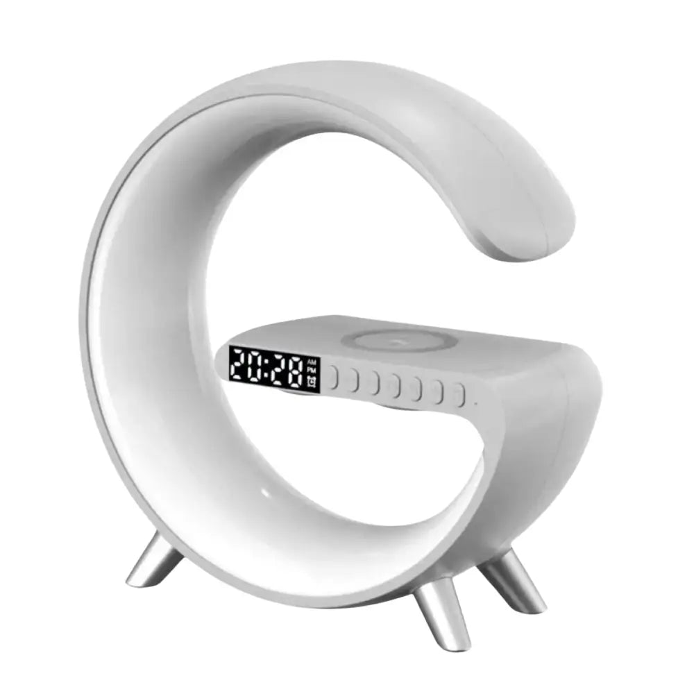 VOCTUS 5 in 1 Bedside Table Lamp with 15W Quick Wireless Charger (White) VT-WC -101-NH - Home & Garden > Lighting