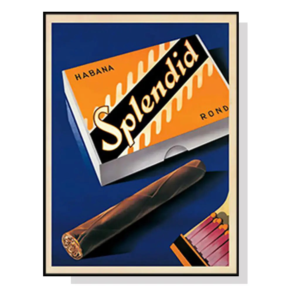 Wall Art 40cmx60cm Splendid Black Frame Canvas - Home & Garden > Wall Art