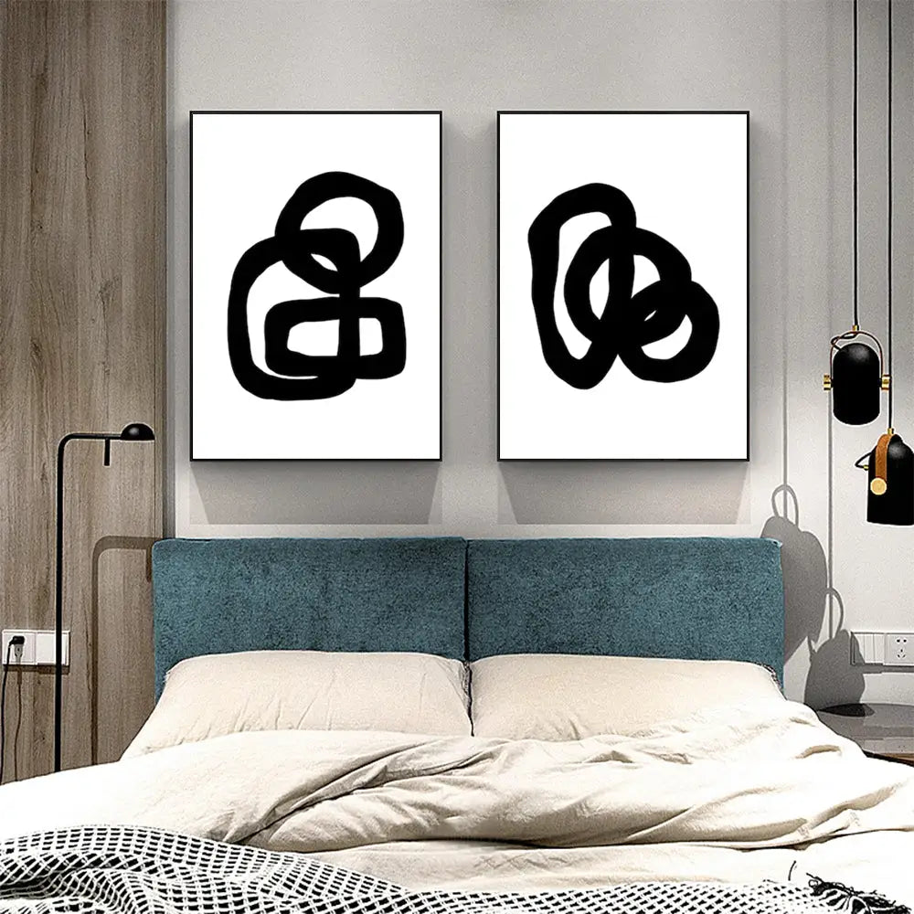 Wall Art 90cmx135cm Green Marble 2 Sets White Frame Canvas - Home & Garden > Wall Art