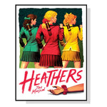 Wall Art 90cmx135cm Heathers The Musical Black Frame Canvas - Home & Garden > Wall Art