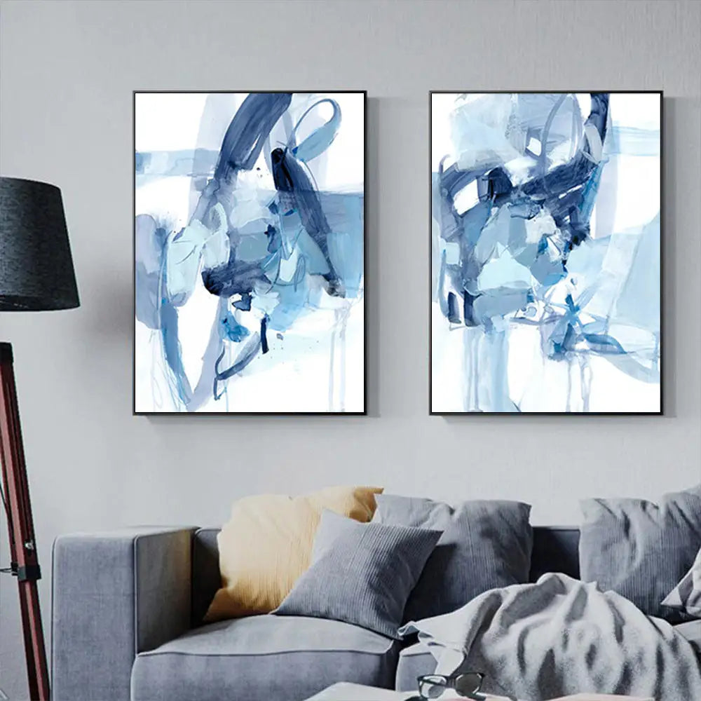 Wall Art 90cmx135cm Saturday Night 2 Sets Black Frame Canvas - Home & Garden > Wall Art