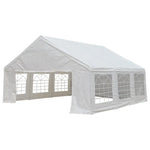 Wallaroo 6x6m Outdoor Event Marquee Gazebo Party Wedding Tent - White - Home & Garden > Shading