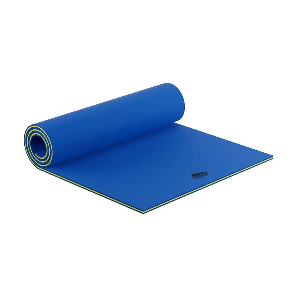 Weisshorn Floating Water Mat 3.5x1.8m Foam Pad Swimming Pool Platform Blue - Home & Garden > Pool & Accessories > Pool