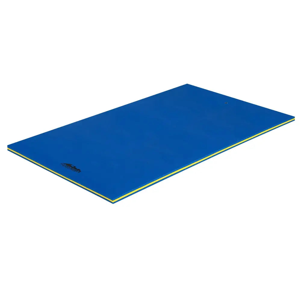 Weisshorn Floating Water Mat 3.5x1.8m Foam Pad Swimming Pool Platform Blue - Home & Garden > Pool & Accessories > Pool
