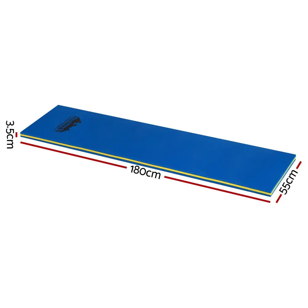 Weisshorn Floating Water Mat 55x180cm Foam Pad Swimming Pool Platform Blue - Home & Garden > Pool & Accessories > Pool