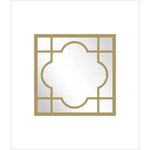 Window Style Mirror - Gold Square 75cm x 75cm - Home & Garden > Decor > Mirrors