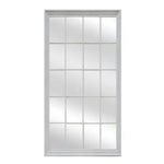 Window Style Mirror - White Rectangle 100cm x 200cm - Home & Garden > Decor > Mirrors