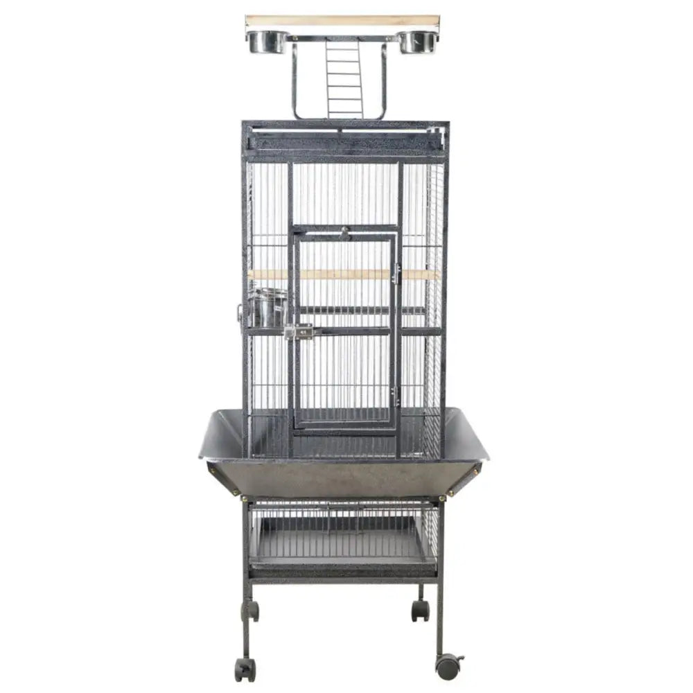 YES4PETS 153 cm Large Bird Budgie Cage Parrot Aviary With Metal Tray and Wheel - Pet Care > Bird > Bird Cages & Stands