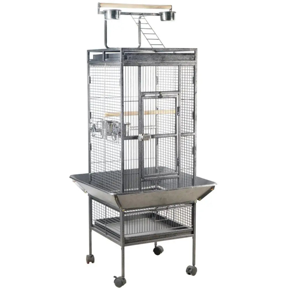 YES4PETS 153 cm Large Bird Budgie Cage Parrot Aviary With Metal Tray and Wheel - Pet Care > Bird > Bird Cages & Stands
