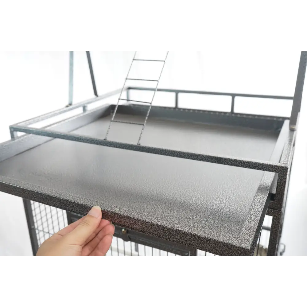 YES4PETS 174 cm Large Bird Budgie Cage Parrot Aviary With Metal Tray and Wheel - Pet Care > Bird > Bird Cages & Stands