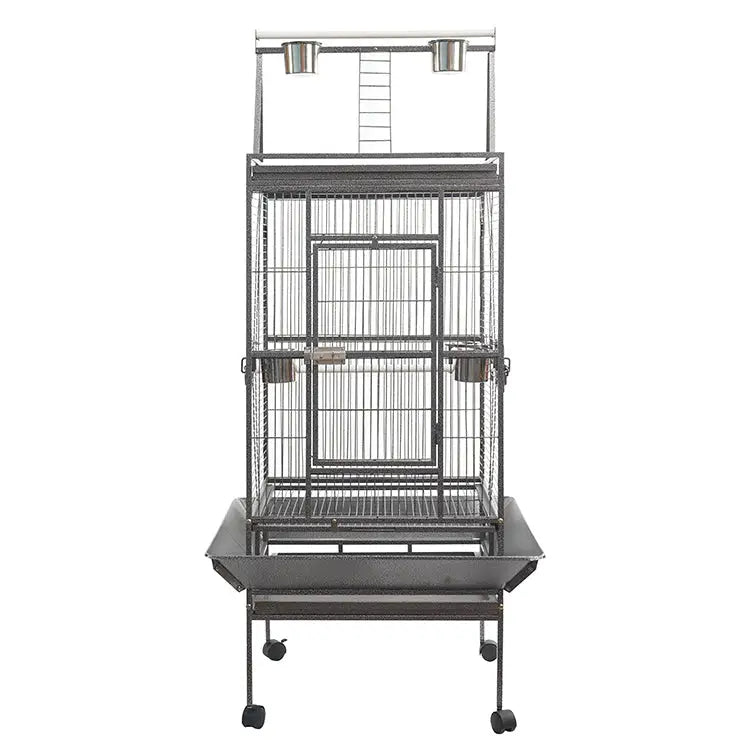 YES4PETS 174 cm Large Bird Budgie Cage Parrot Aviary With Metal Tray and Wheel - Pet Care > Bird > Bird Cages & Stands
