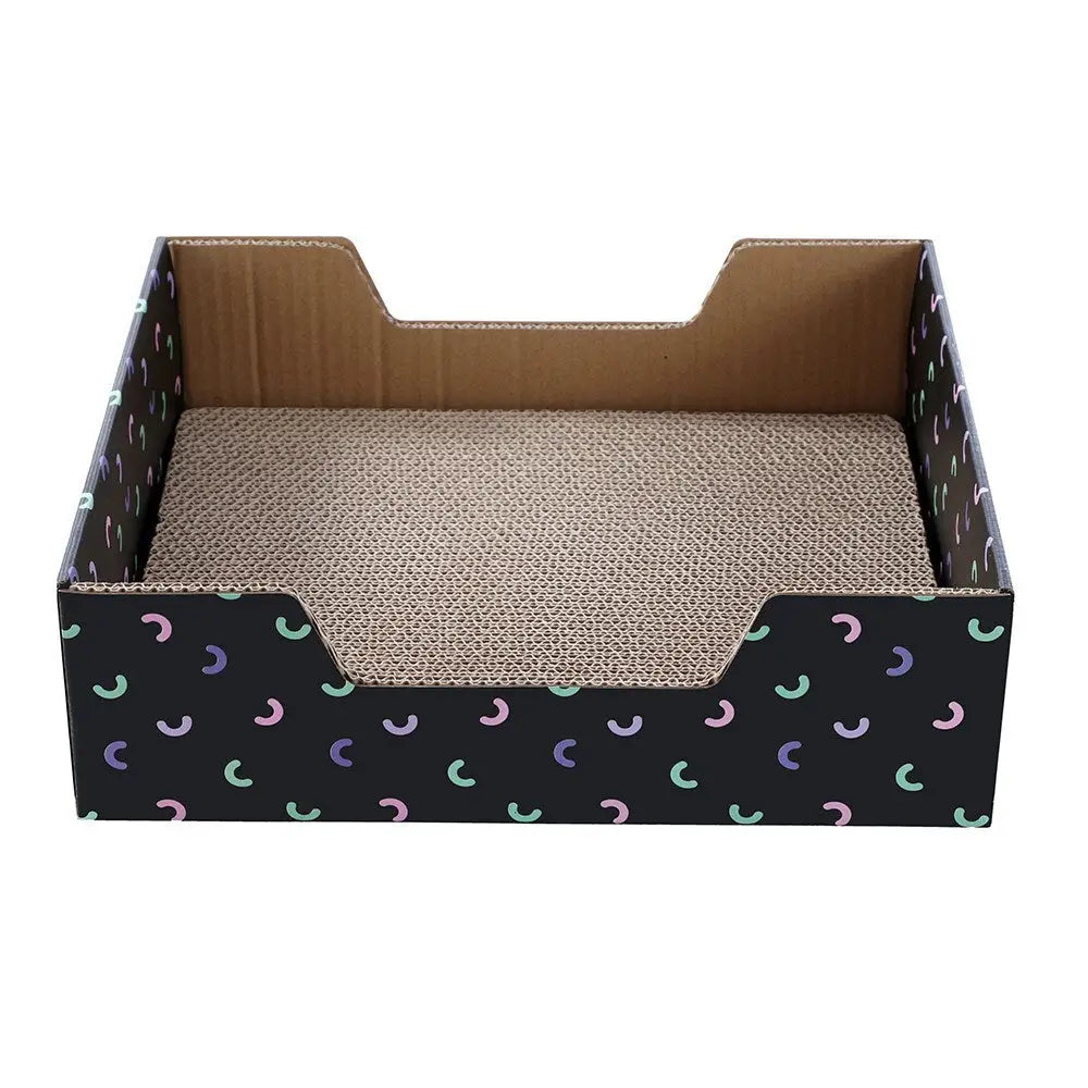 YES4PETS 2 x Kitten Cat Scratch Pad Corrugated Card Board Toy Play Best Scratcher Mat - Pet Care > Cat Supplies > Cat