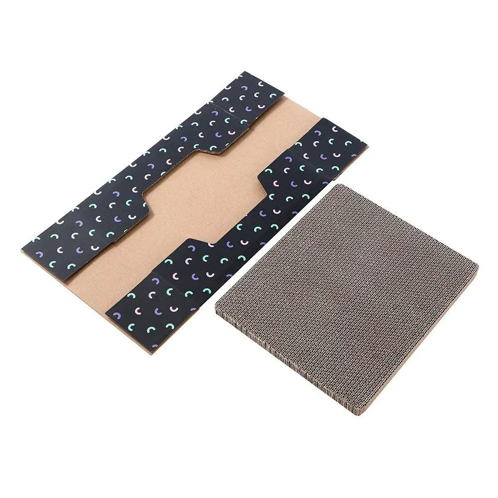 YES4PETS 2 x Kitten Cat Scratch Pad Corrugated Card Board Toy Play Best Scratcher Mat - Pet Care > Cat Supplies > Cat