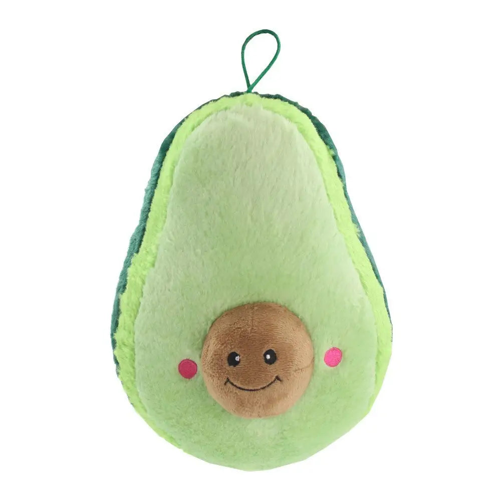 YES4PETS 2 x Pet Puppy Dog Toy Play Animal Plush Toy Soft Dog Toy Mega Avocado Plush Toy 25X20X17cm - Pet Care > Toys >