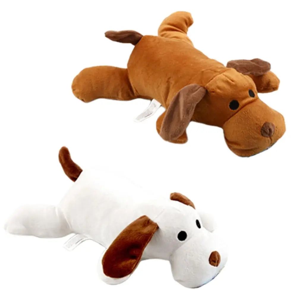 YES4PETS 2 x Pet Puppy Dog Toy Play Animal Plush Toy Soft Dog w Squeak 30cm Toy - Pet Care > Toys > Dog Toys