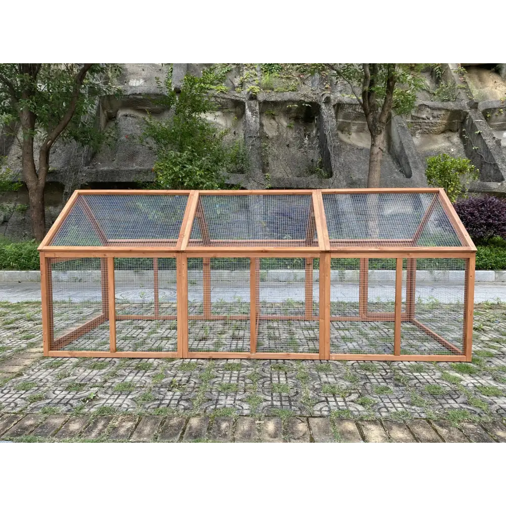 YES4PETS 250 CM Large Chicken Coop Run Guinea Pig Cage Villa Extension Rabbit Hutch House Pen - Pet Care > Coops &