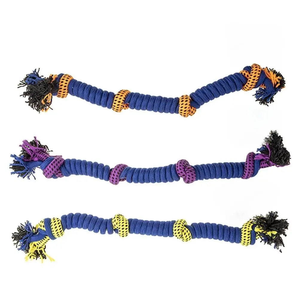 YES4PETS 3 x Dog Toy Tug-of-War Knotted Cotton Rope Pet Toy 54cm Long Chew Rope Play Dental - Pet Care > Toys > Dog Toys