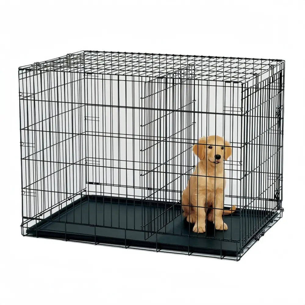 YES4PETS 30’ Collapsible Metal Dog Rabbit Crate Cage Cat Carrier With Divider - Pet Care > Cat Supplies > Cat