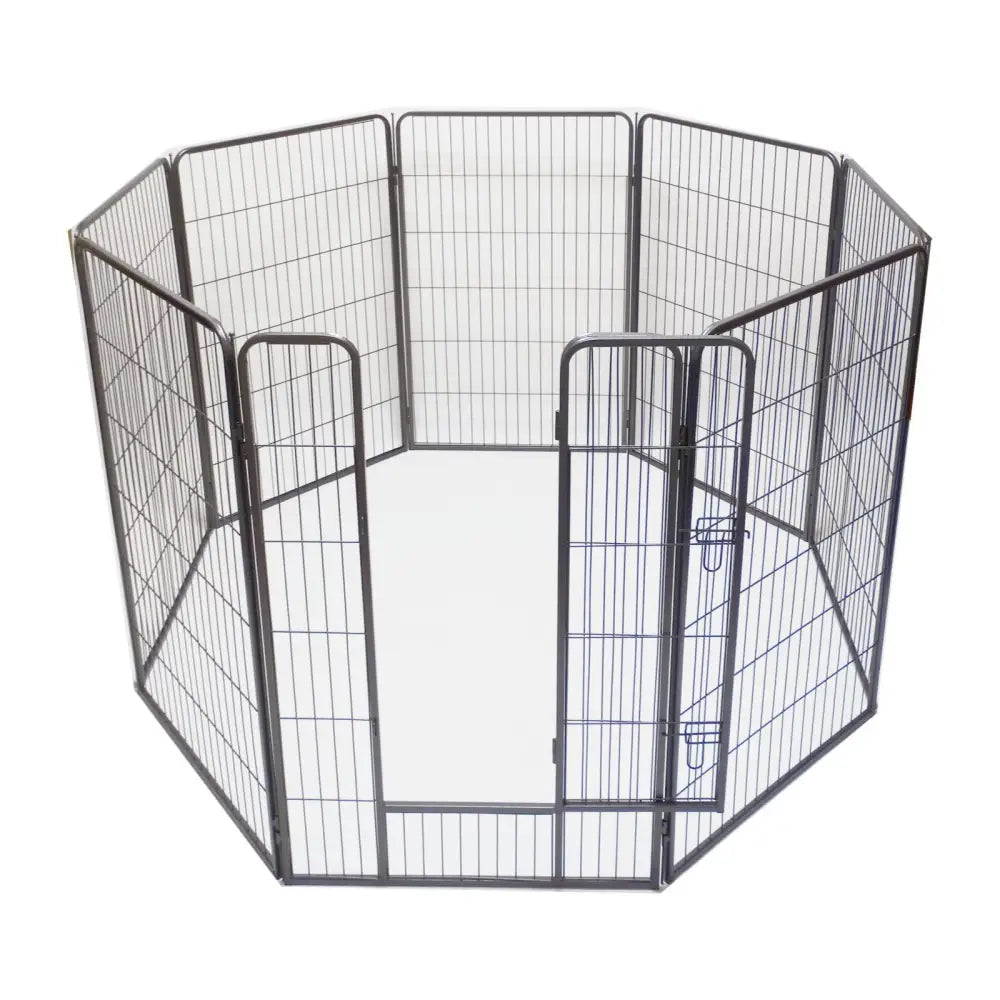 YES4PETS 4 Panel 120 cm Heavy Duty Pet Dog Cat Rabbit Exercise Extension Playpen Puppy Rabbit Fence - Pet Care > Dog
