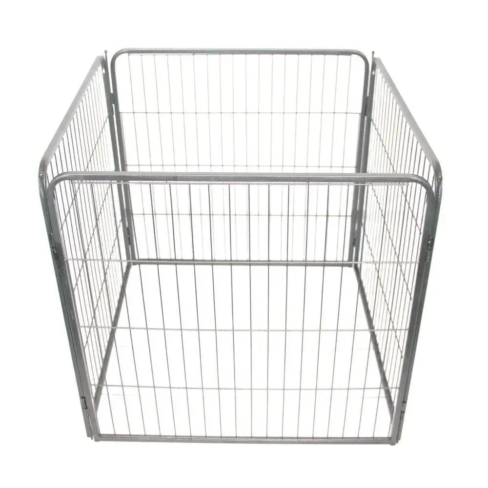 YES4PETS 4 Panel 80 cm Heavy Duty Pet Dog Puppy Cat Rabbit Exercise Playpen Fence Extension - Pet Care > Dog Supplies >