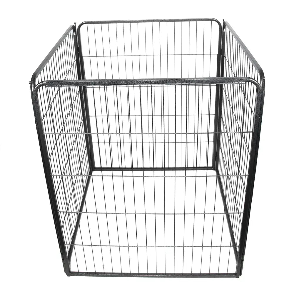 YES4PETS 4 Panels 100 cm Heavy Duty Pet Dog Cat Puppy Rabbit Exercise Playpen Fence Extension - Pet Care > Dog Supplies